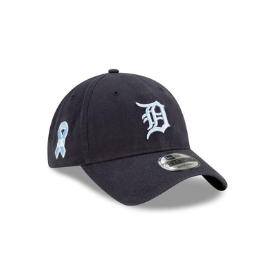 Blue Detroit Tigers Hat - New Era MLB Father's Day 9TWENTY Adjustable Caps USA2845971